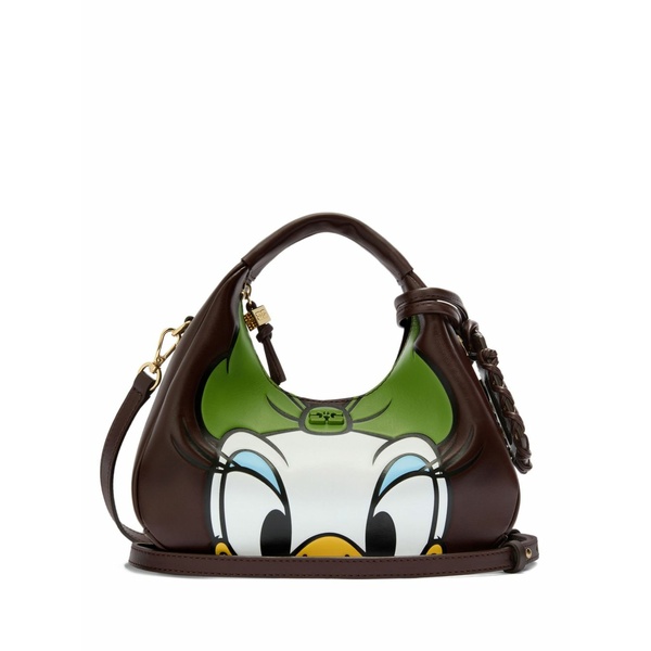 ガニー レディース トートバッグ 御徒面子 X disney mini tote bag Brown