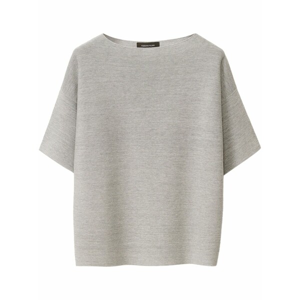 ファビアナ フィリッピ レディース 編み物\u0026ティーシャツ アウター Fine-knit top Grey