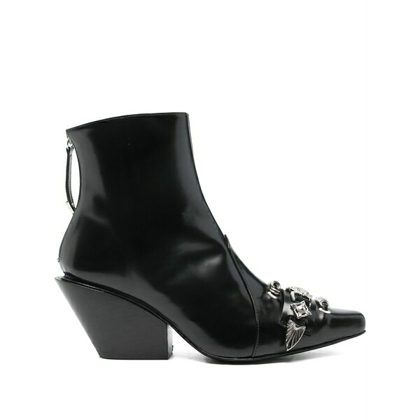 トーガ　ピューラ レディース ブーツ シューズ Embellished boots Black｜asty
