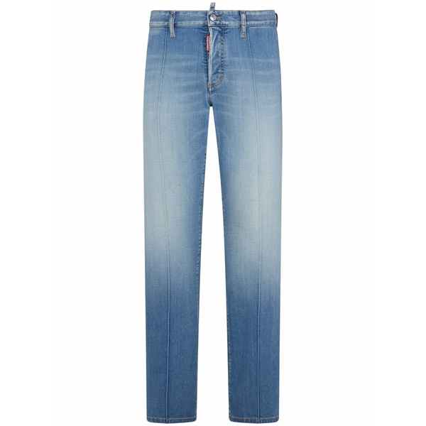 ディースクエアード メンズ ジーンズズボン下 ボトムス Mid-rise flared jeans Blue