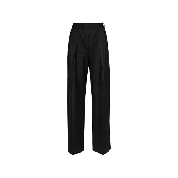 ヴィクトリア ベッカム レディース カジュアルパンツ ボトムス Charlee pleated trousers Black|asty