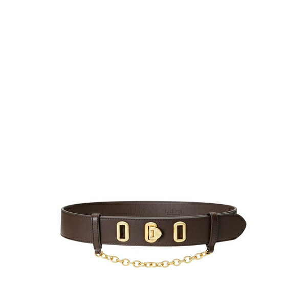 ラルフローレン レディース 三尺帯 付属物 Chain-detail belt Brown