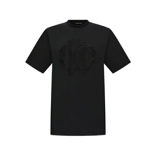 ロベルトカヴァリ メンズ プルオーバー トップス Cotton t-shirt Black