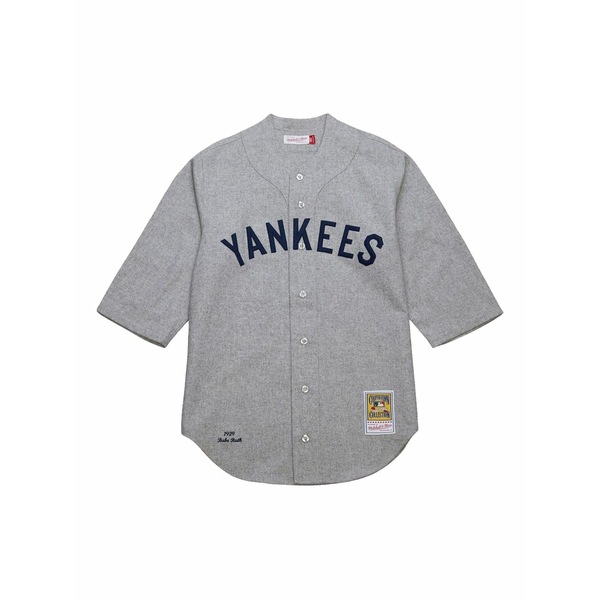 ミッチェル\u0026ネス メンズ ティーシャツ トップス Mlb yankees 1929 babe ruth shirt Grey