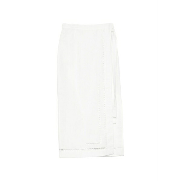 テラ レディース スコート ボトムス Embroidered MIDI skirt White