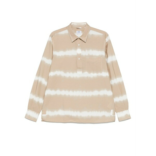 アスペジ メンズ プルオーバー トップス Tie-dye shirt Neutrals