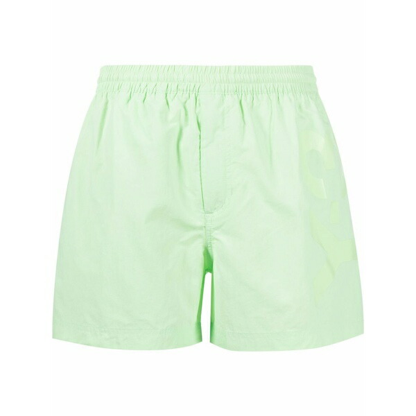 ワイスロバート・エドワード・リー メンズ 心地よいズボン下 ボトムス Slim-cut swim shorts Green