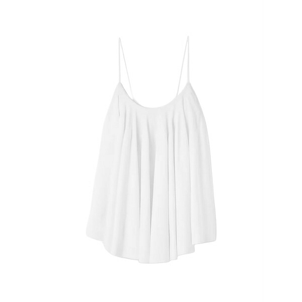 ジャクエムス レディース カットソー トップス The haut voile tie-back top White