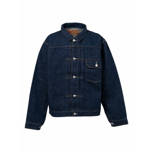 ミハラヤスヒロ メンズ ジャケット&ブルゾン アウター Button pocket denim jacket Blue|asty