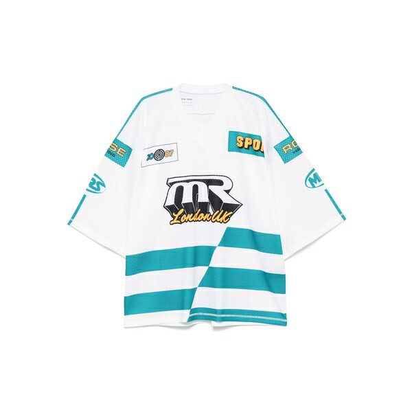 マーティン・サクラ色 メンズ プルオーバー トップス Logo-print t-shirt White