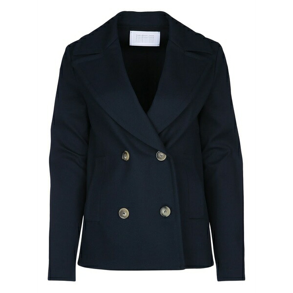 ハリスワーフロンドン レディース コート アウター Cotton coat Blue｜asty