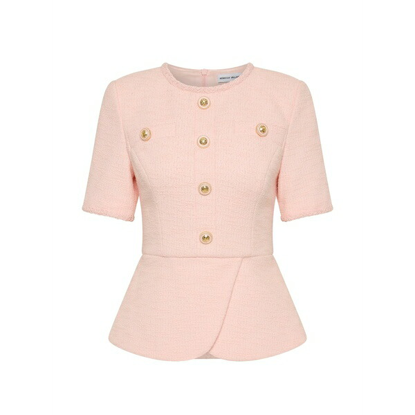 レベッカ・ヴァランス レディース シャツ トップス Elvie peplum top Pink｜asty 116,900円