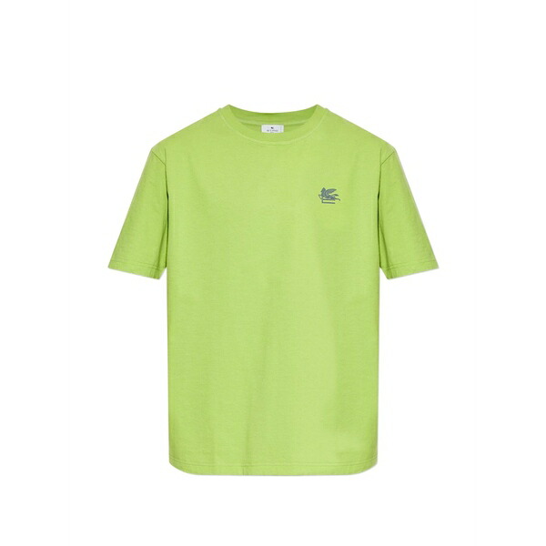 エトロ メンズ プルオーバー トップス Graphic-print t-shirt Green