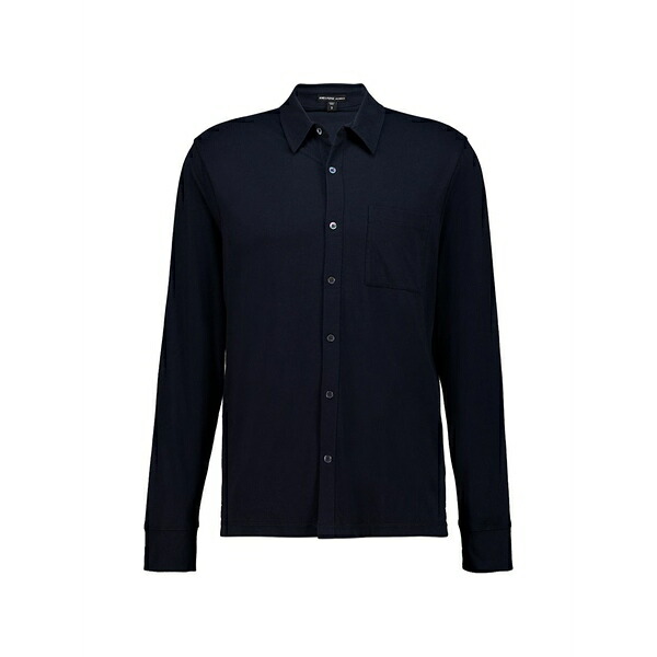 ジェームス 銭入れ メンズ プルオーバー トップス Long-sleeved shirt Blue