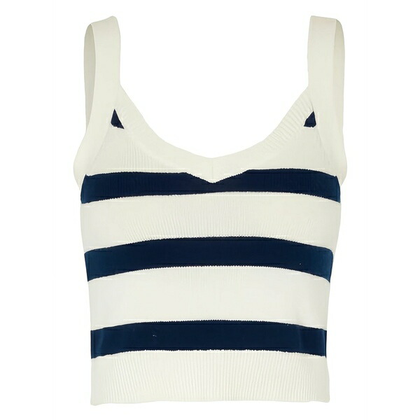 バウムウンドヘルガーデン レディース カットソー トップス Striped top Neutrals