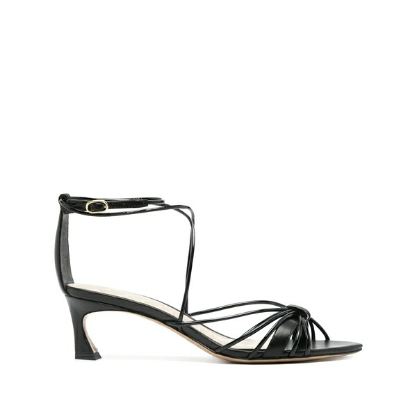 アレクサンドラ小鳥マン レディース サンダル シューズ Malena 50粍 leather sandals Black