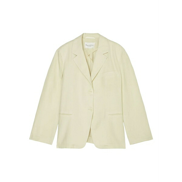 マルコポーロ レディース 上衣＆上衣 アウター Lightweight linen blazer Neutrals