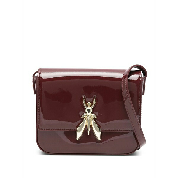 パトリツィア ペペ レディース ショルダーバッグ バッグ Essential fly leather shoulder bag Red｜asty