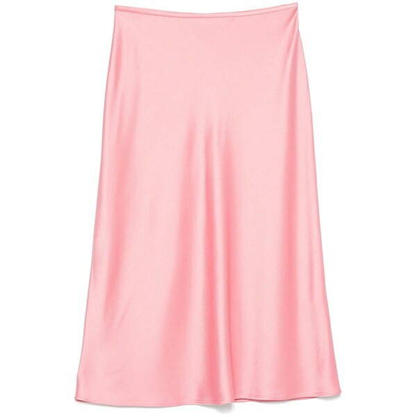 ブルマリン レディース スコート ボトムス Satin MIDI skirt Pink