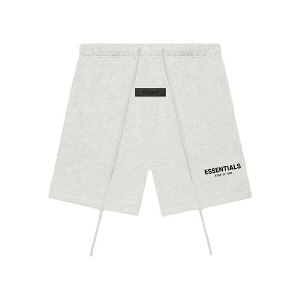 エフオージーエッセンシャルズ メンズ 心地よいズボン下 ボトムス Essential logo track shorts Grey
