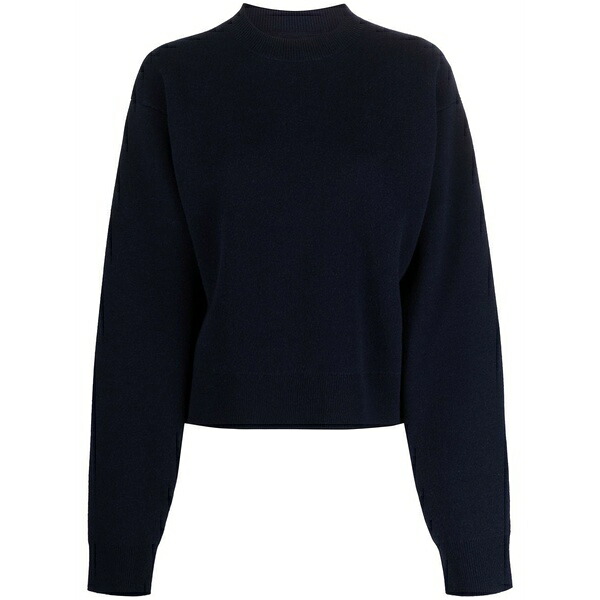 ジル・サンダー レディース 編み物\u0026スウェーター アウター Drop-shoulder long-sleeve jumper Blue