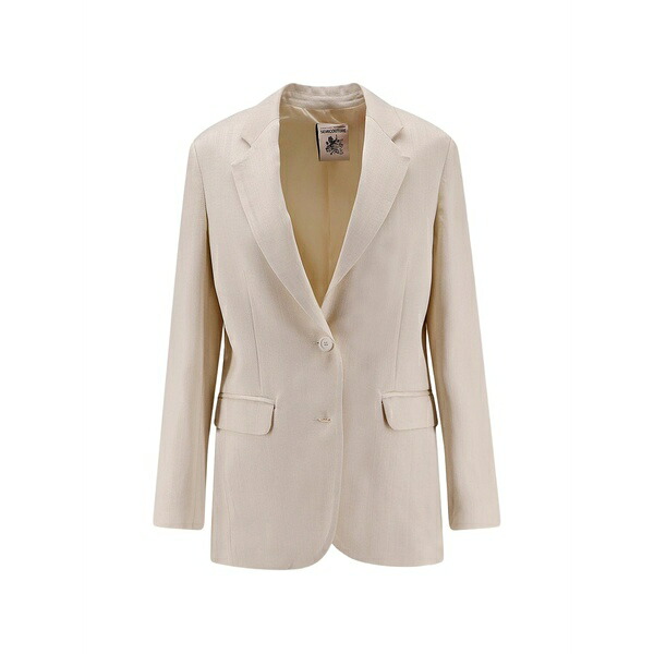 セミクチュール レディース 上衣＆上衣 アウター Two-button flap pocket blazer Neutrals