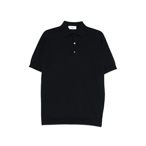 ラルディーニ メンズ スポーツシャツ トップス Button polo shirt Blue