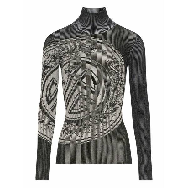 ジャン極点 ゴルチエ レディース 編み物\u0026スウェーター アウター Laurel stamp jacquard long-sleeves sweater Grey