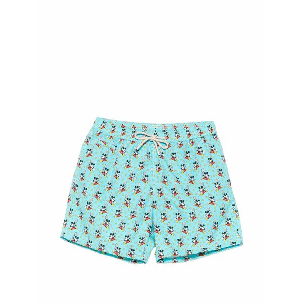 エムシーツーセイントバース メンズ 心地好いズボン下 ボトムス X disney lighting micro stretch swim shorts Blue