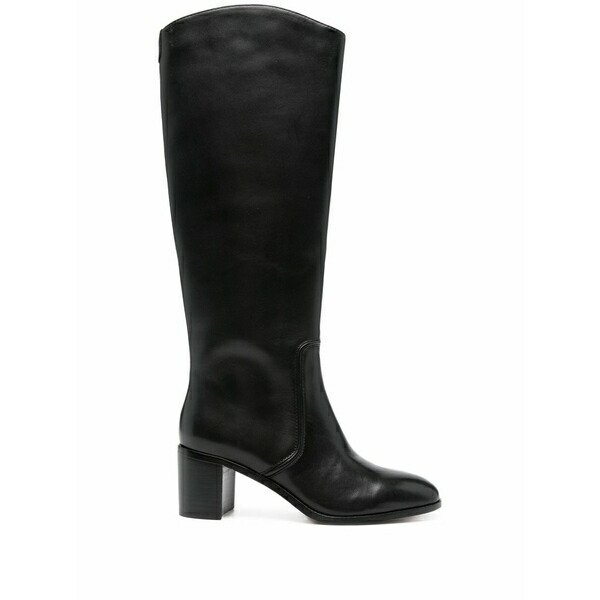 ラルフローレン レディース ブーツ シューズ 60粍 leather knee boots Black