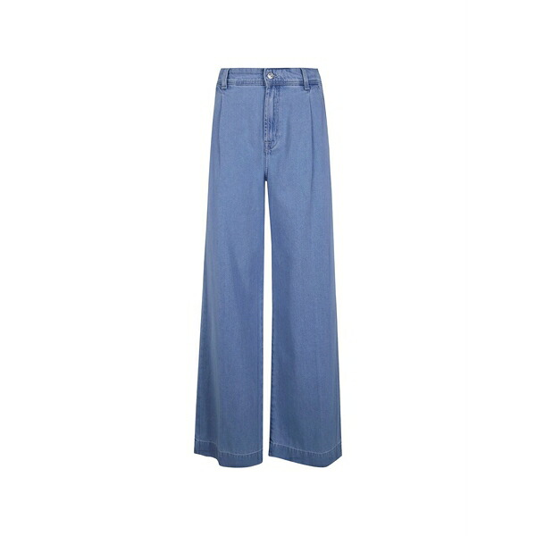 7フォーオールマンカインド レディース デニムパンツ ボトムス Wide-leg jeans Blue｜asty