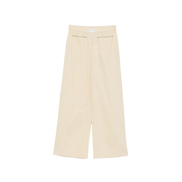 メゾンラビッシュ レディース 心地よいズボン下 ボトムス Patch-pockets trousers Neutrals