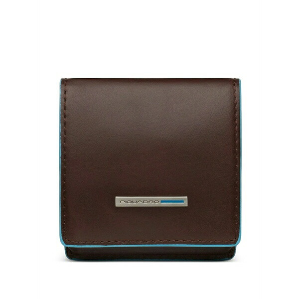 ピークアドロ  メンズ 紙入れ 付属品 Square leather wallet Brown