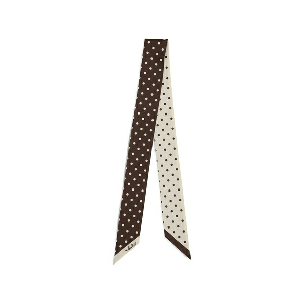 ヴァレンティノ ガラヴァーニ レディース えり巻き・袈裟・えり巻き 付属物 Polka dot scarf Brown