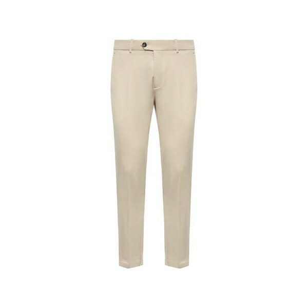 ビーエイブル メンズ 心地よいズボン下 ボトムス Pressed-crease tailored trousers Neutrals
