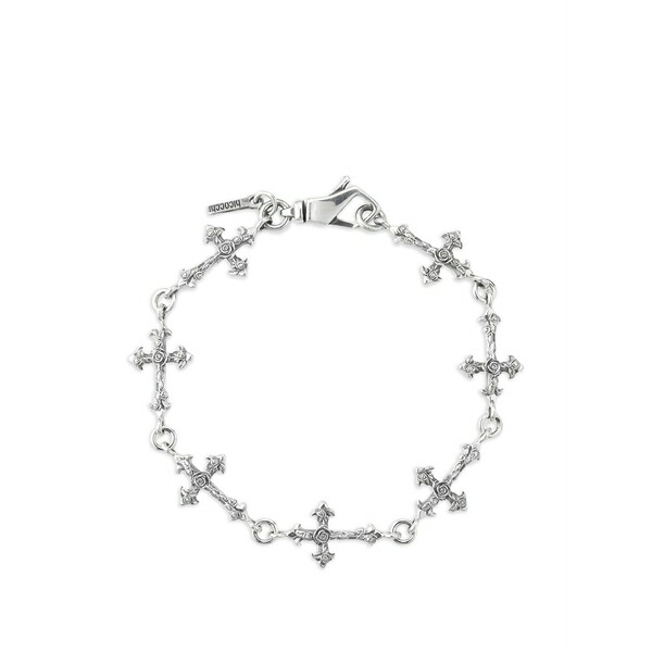 エマニュエレ ビコッキ メンズ ブレスレット・バングル・アンクレット 佩び物 Rose multi-cross bracelet Silver