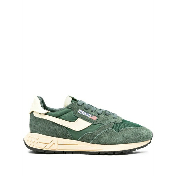 オートリー レディース スニーカー シューズ Reelwind suede sneakers Green
