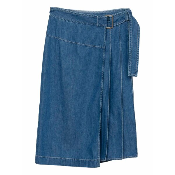 スリーワンフィリップリム レディース スコート ボトムス Belted wrap MIDI skirt Blue