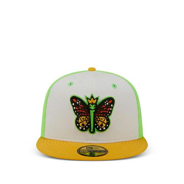 ニュー内鰓 メンズ 鳥打ち帽 付属物 59fifty monarcas de eugene cap White