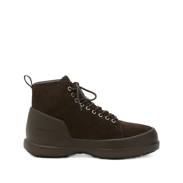 お月さまブーツ メンズ ブーツ シューズ Lace-up hiking boots Brown