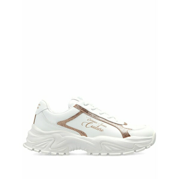 呼びりん探し回る レディース スニーカー シューズ Glitter detail sneakers  White