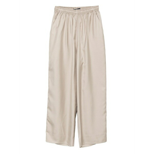 ソフィードール レディース 心地よいズボン下 ボトムス Elastic-waist palazzo pants Neutrals