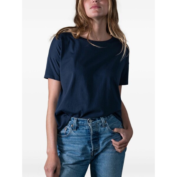 作り名 御召しもの レディース ティーシャツ トップス Audrey short-sleeve t-shirt Blue