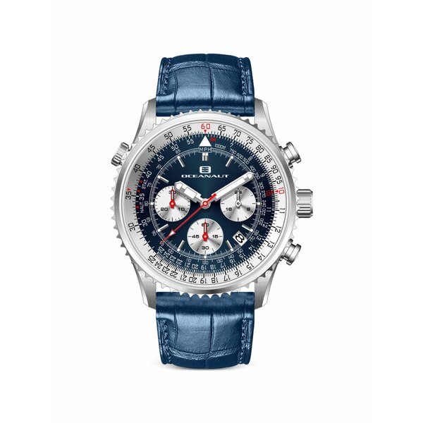 オーシャナット メンズ ウオッチ 付属品 Flight 46粍 watch Blue