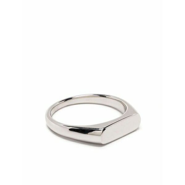 トム白木 メンズ 輪っか 佩び物 Knut signet ring Silver