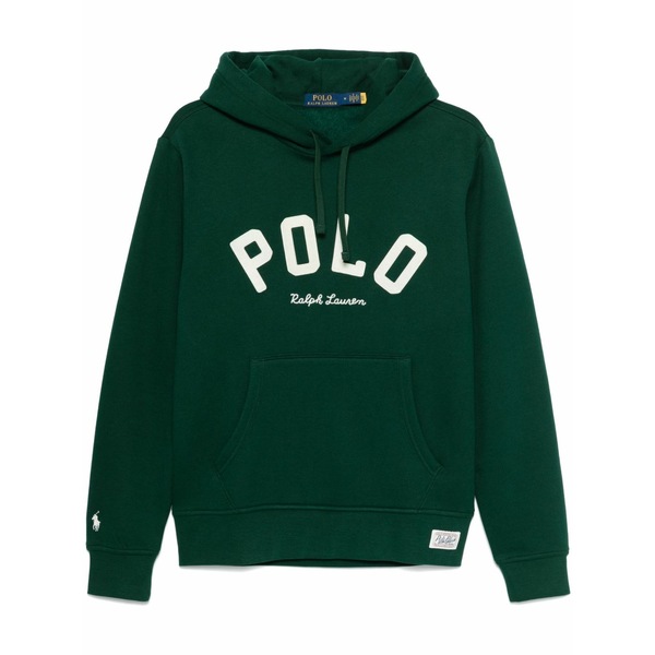ラルフローレン メンズ パーカー・スウェットシャツ アウター Logo-embroidered hoodie Green｜asty 62,800円