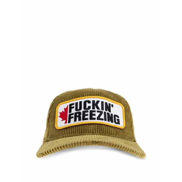 ディースクエアード メンズ 鳥打ち帽 付属物 Souvenir from canada cotton cap Green