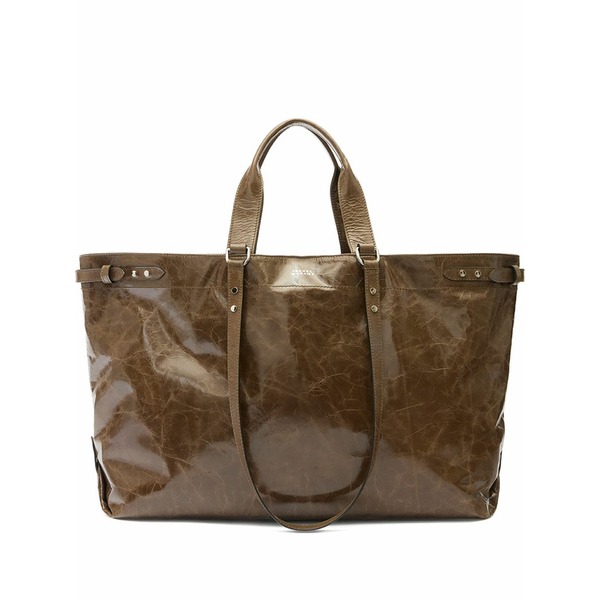 イザ呼びりん マラン レディース ショルダーバッグ 御徒面子 Winna leather tote bag Green