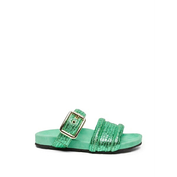 ベッティナ ヴェルミヨン レディース サンダル シューズ Buenavista buckle-detail sandals Green
