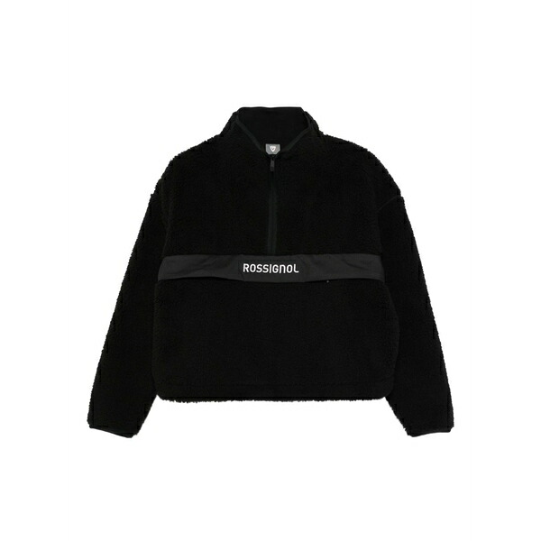 ロシニョール レディース 上衣＆上衣 アウター Alltrack half-zip fleece jacket Black